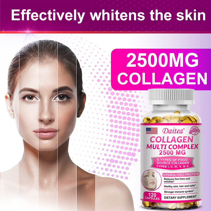 Collagen Complex 2500 mg strengthens the immune system for healthy skin