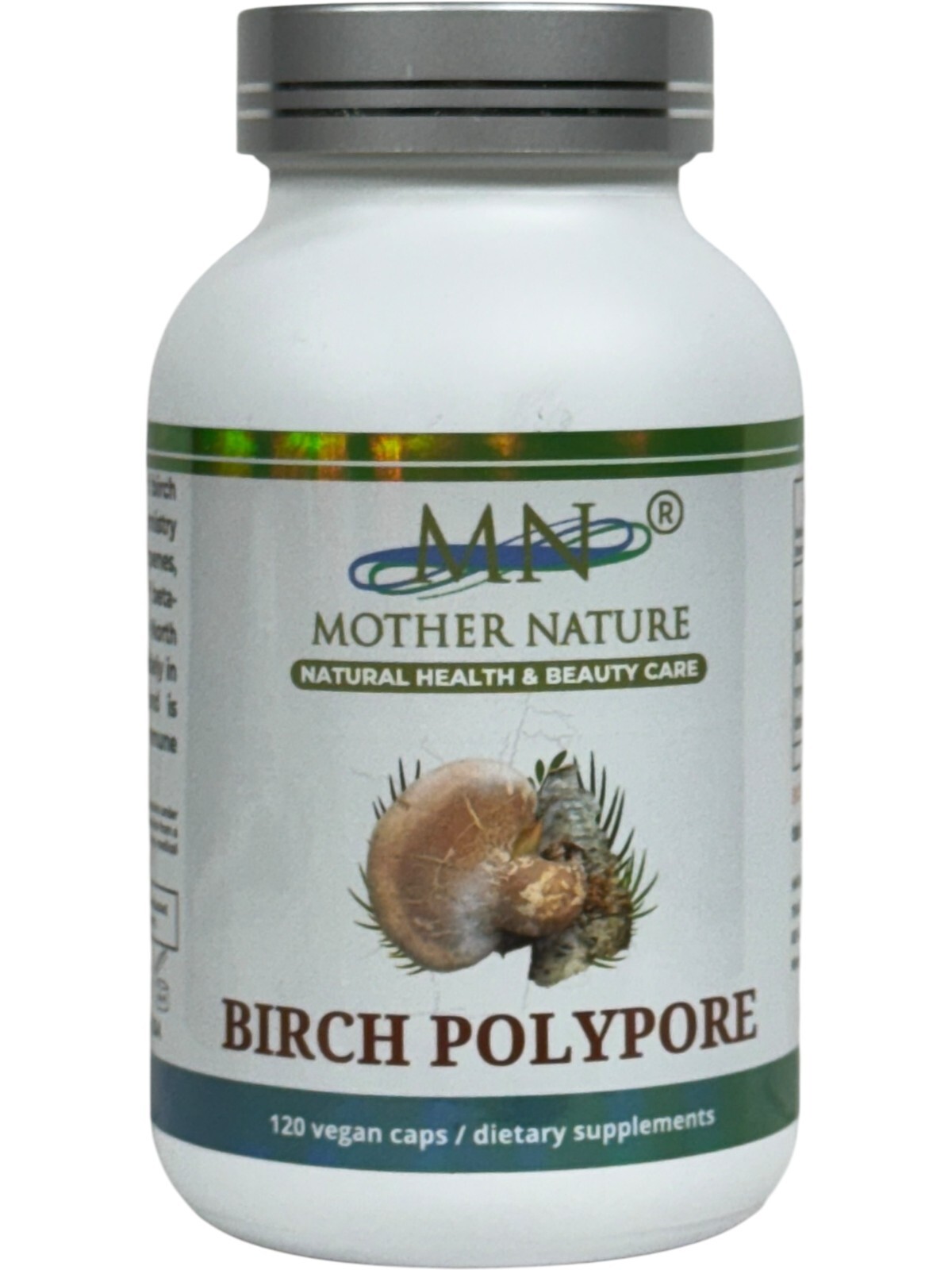 Mother Nature Birch Polypore Mushroom Gut Health Supplement with Beta-Glucans