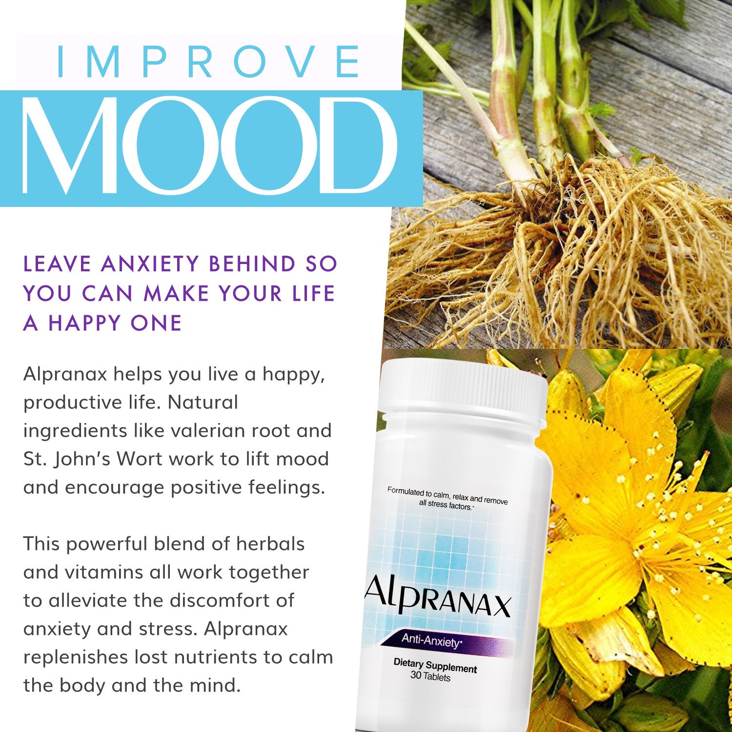 Alpranax – Herbal Stress Management, Tablets 30ct
