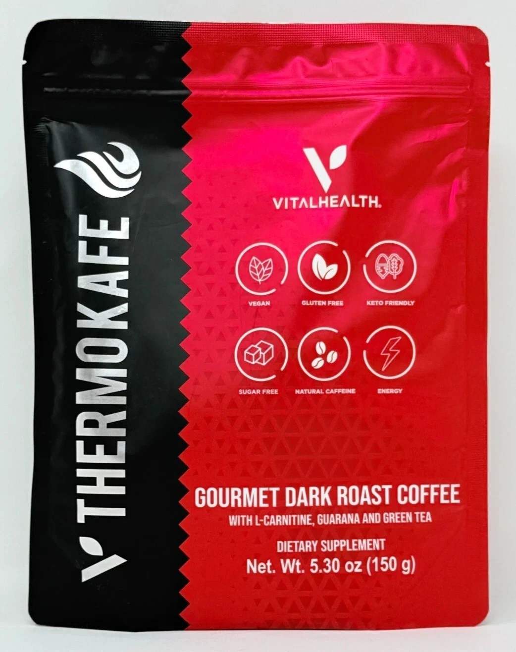 Vital Health V-THERMOKAFE Gourmet Dark Roast Coffee