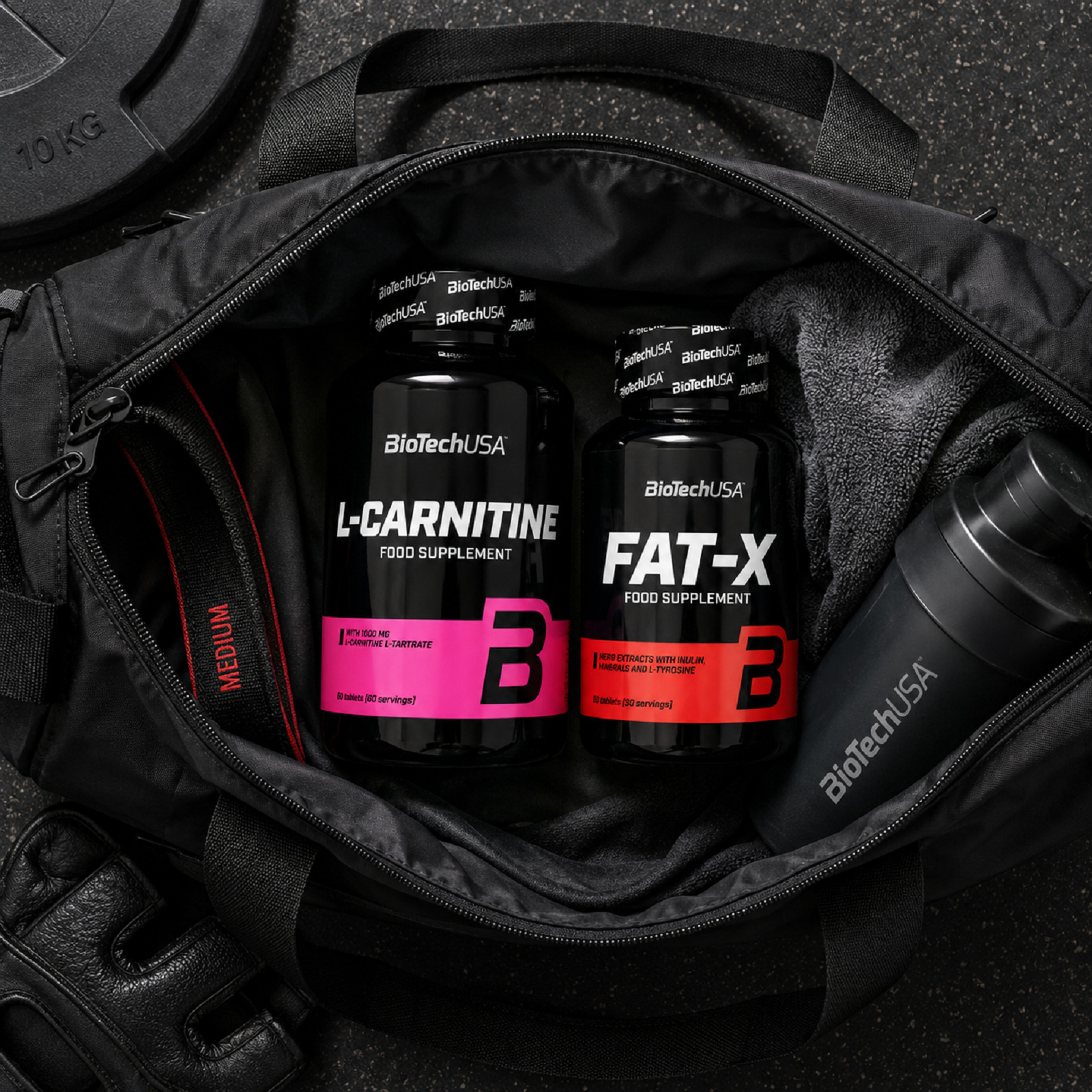 BIOTECH L-CARNITINE + FAT-X – Regeneration, Fat Burning, Weight Loss, Strength