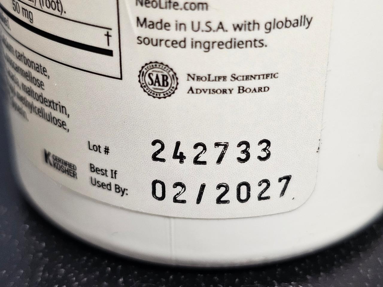 NeoLife Glucose Balance 120 Tablets – New / Sealed! Exp 2/2027