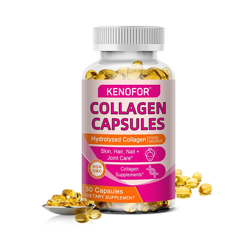 Hair Skin and Nails Vitamins | 120 Softgels | Biotin and Collagen & Vitamin C