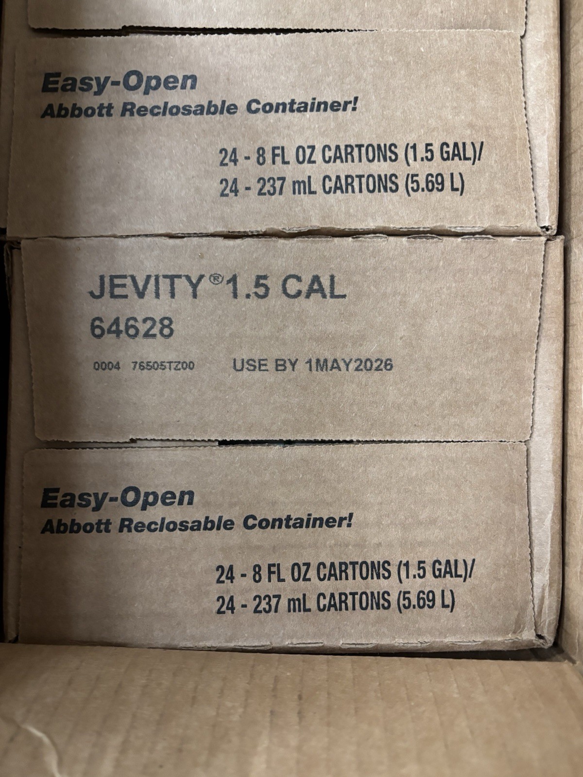 Jevity 1.5 Cal Tube Feeding Expires Feb 2026