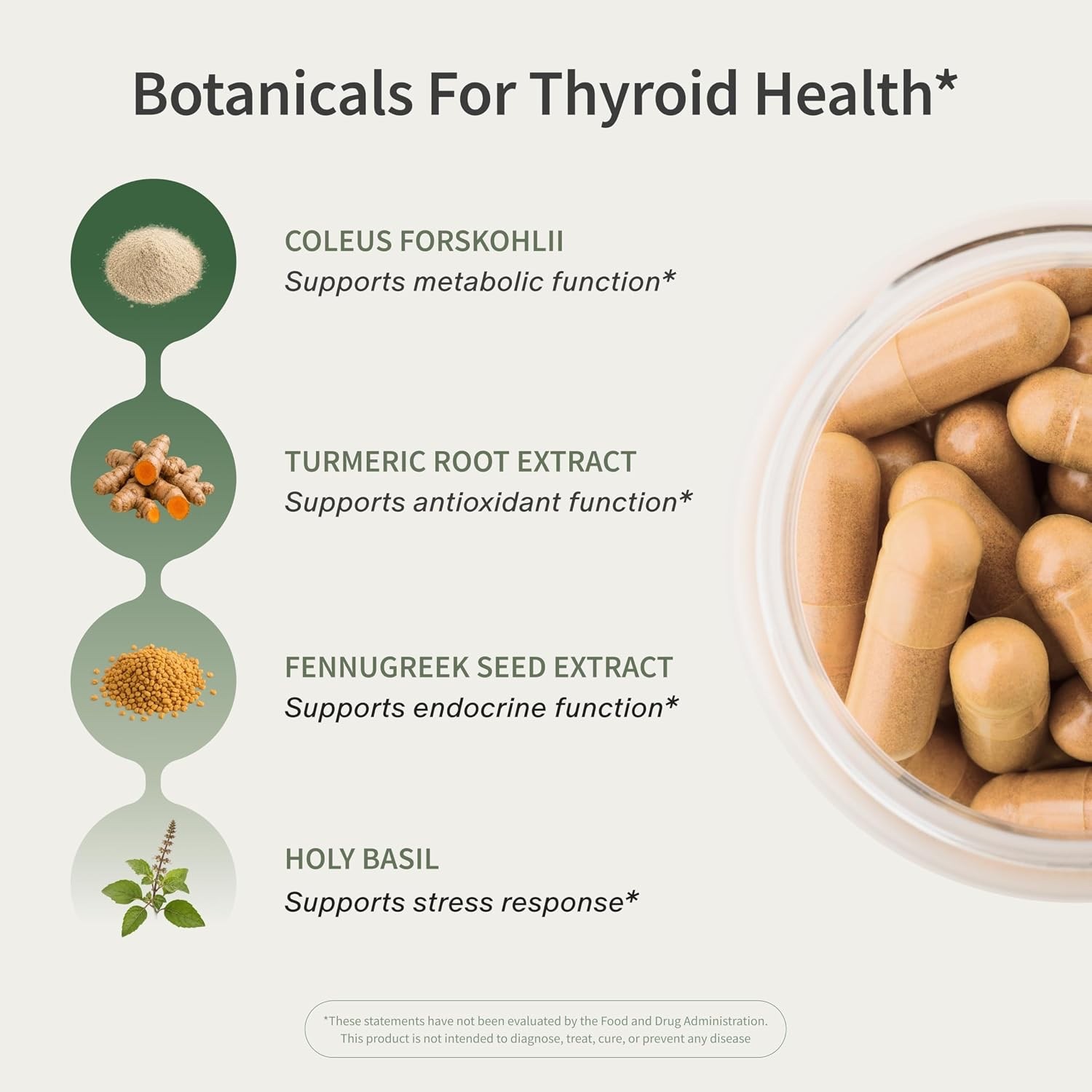 SNAP Thyroid Health Support Dietary Supplement, 60 Caps Vegan GF Non-GMO