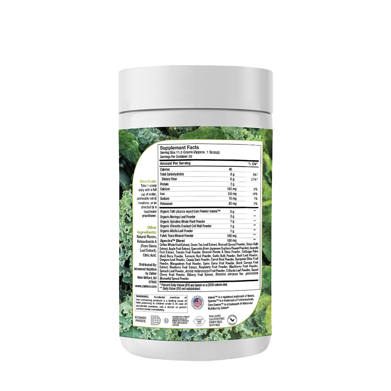 Core Greens™ Spearmint – 12.2 oz. (30 Servings)