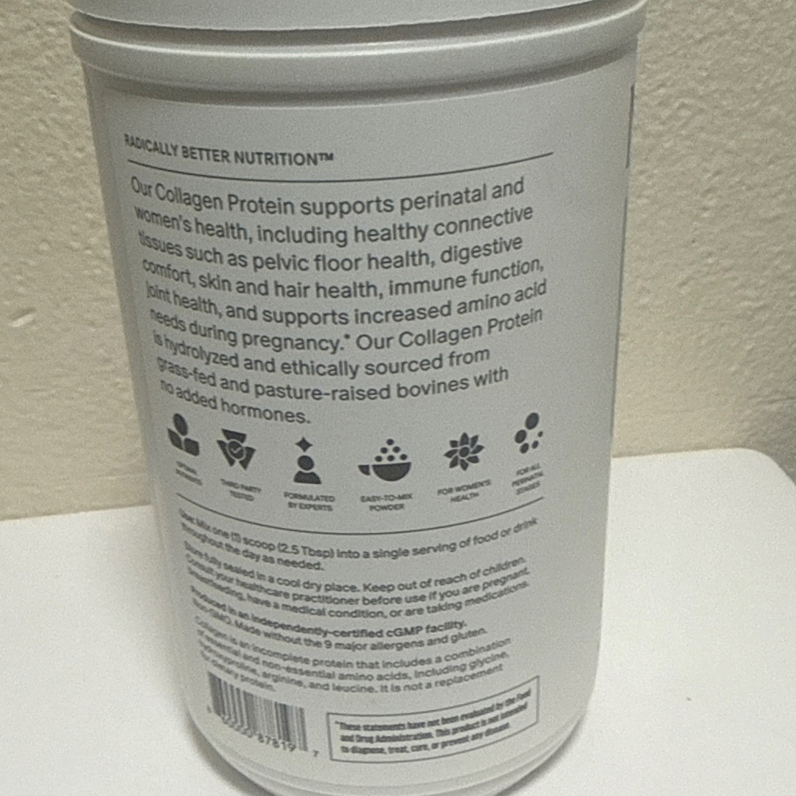 NEEDED. Hydrolyzed Bovine Collagen Powder Fast-Mix Unflavored 15.9 oz 450g
