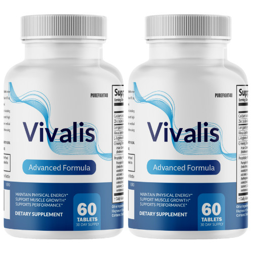 Vivalis Strength Vitality Booster, Support for Energy & Stamina – 2 Bottles