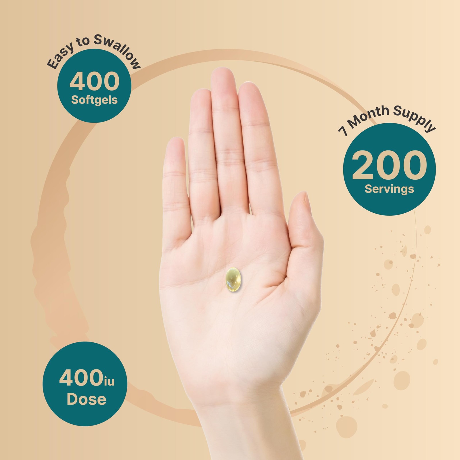 NatureBell Vitamin E Oil Softgels, 400iu Per Serving, 400 Count (Pack of 1)