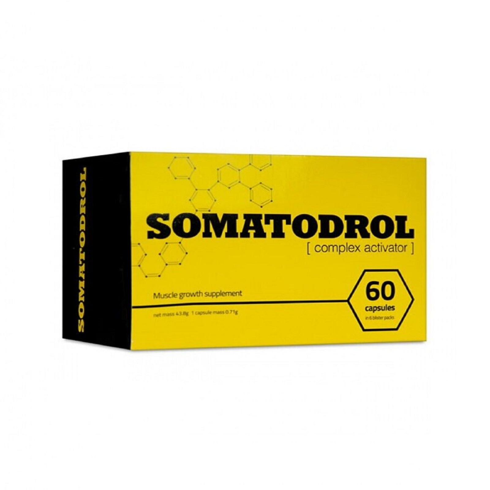 SOMATODROL – 60-180 Capsules -Natural Testo-Booster Muscle Regeneration Strength