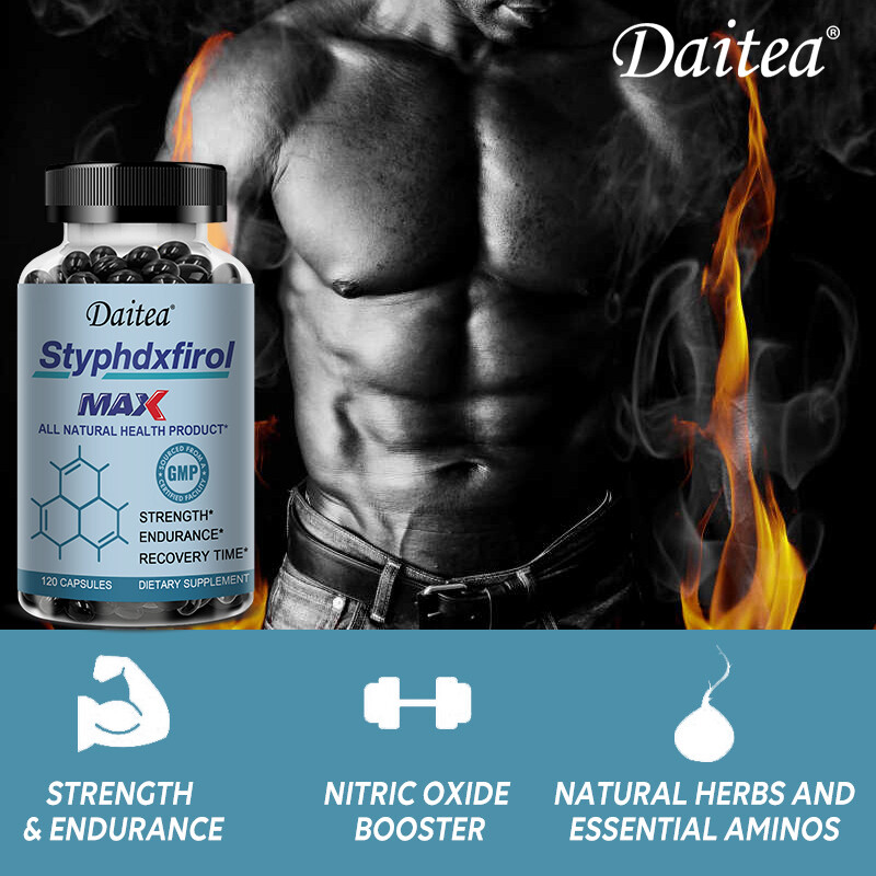 Styphdxfirol Max Capsules Muscle Growth Nitric Oxide Workout Muscle Pump