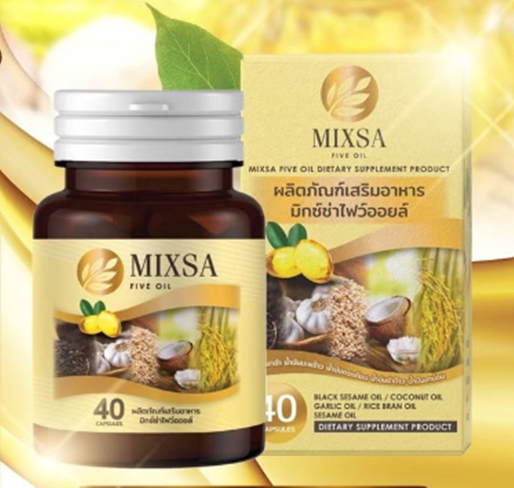 6 X MIXSA FIVE Oils 5 Natural Stimulate Metabolism Nourishing Bone Sleep Brain