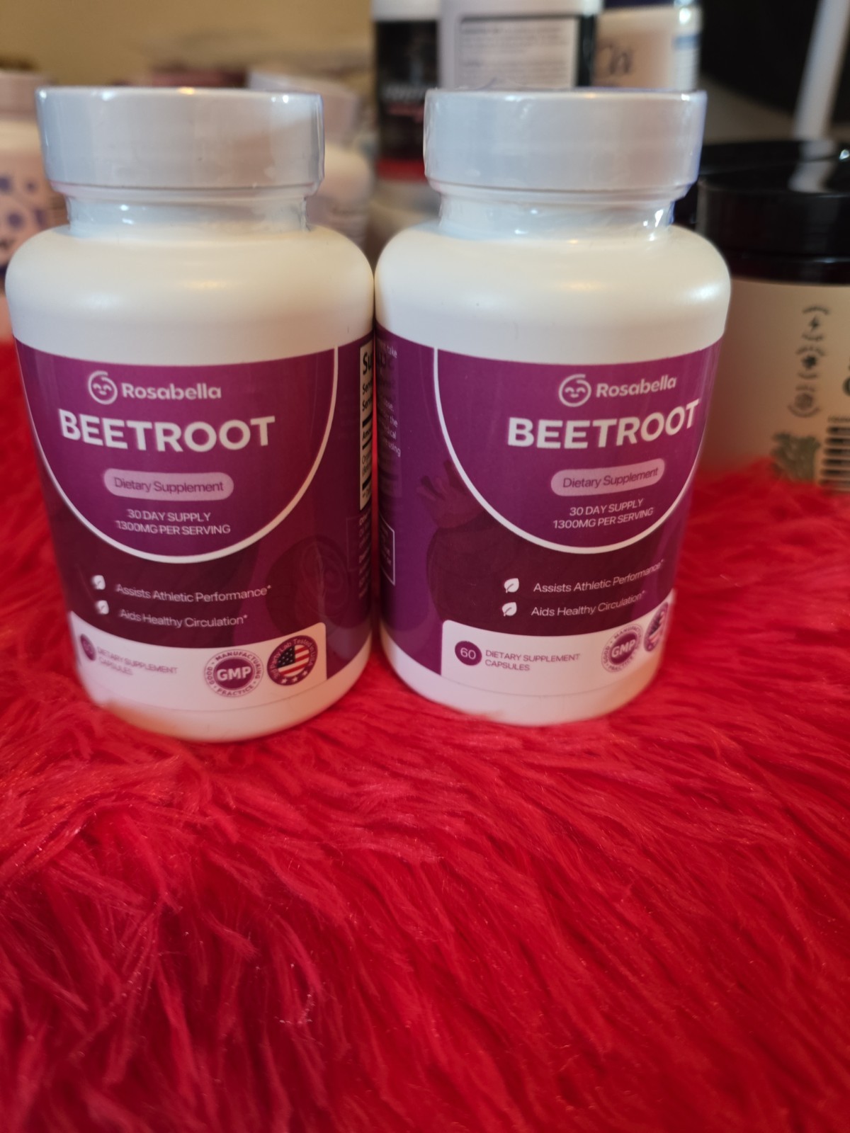 Rosabella Organic BeetRoot 60 Capsules Dietary Supplement EXP. 03/2028 – 2 PACK