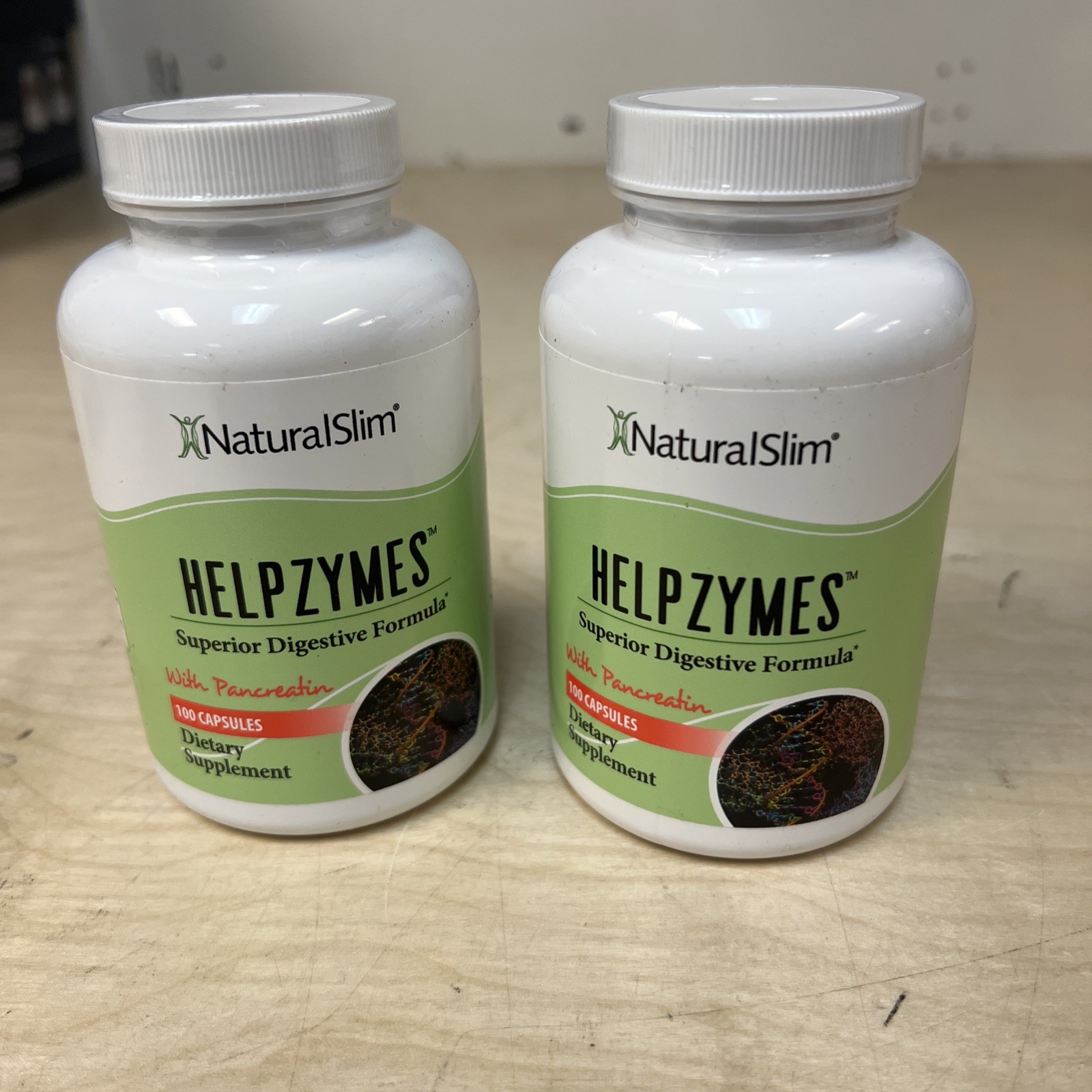 NaturalSlim Helpzymes 2-Pack Digestive Formula – Digestive Enzymes Capsules03/27