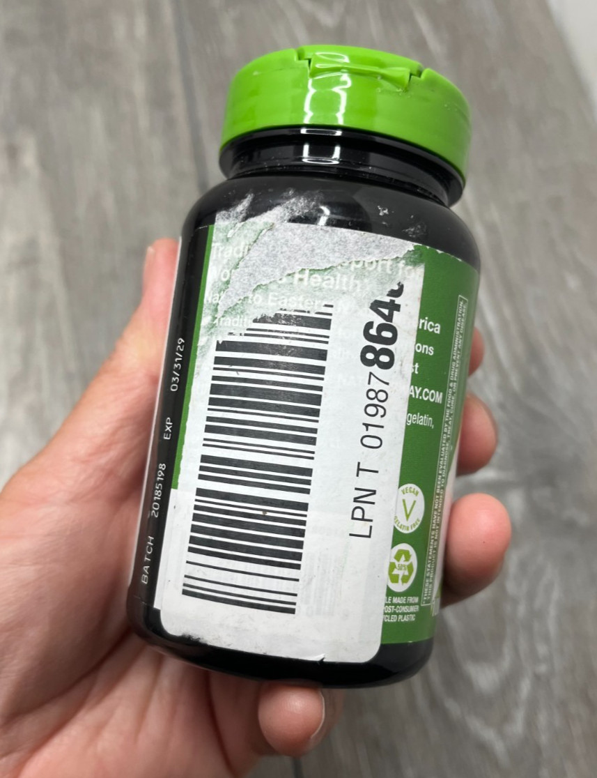 Nature’s Way Black Cohosh Root 540mg 100 Capsules Exp 3/29