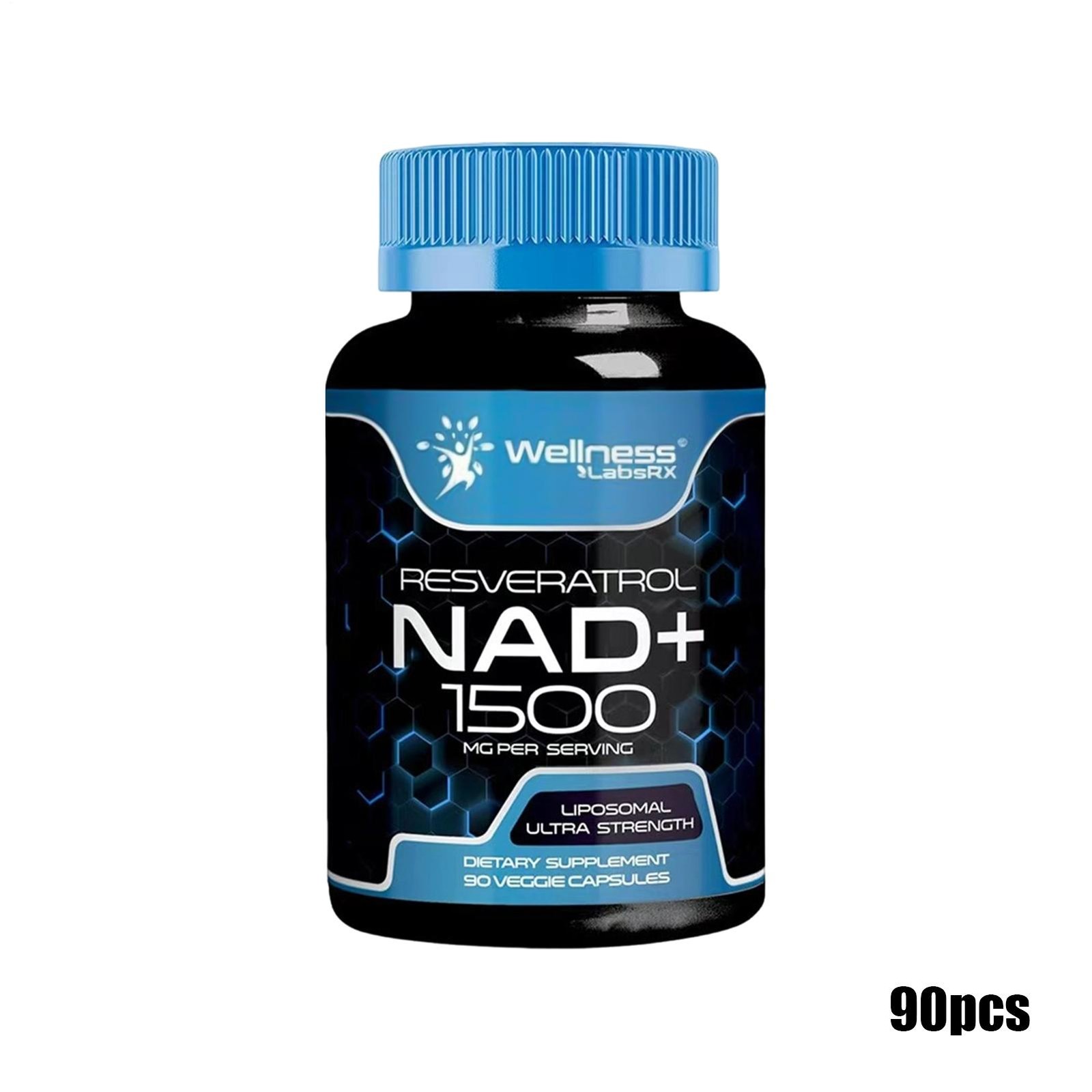 WELLNESS LABSRX Liposomal NAD Supplement, 1500mg 90 capsules