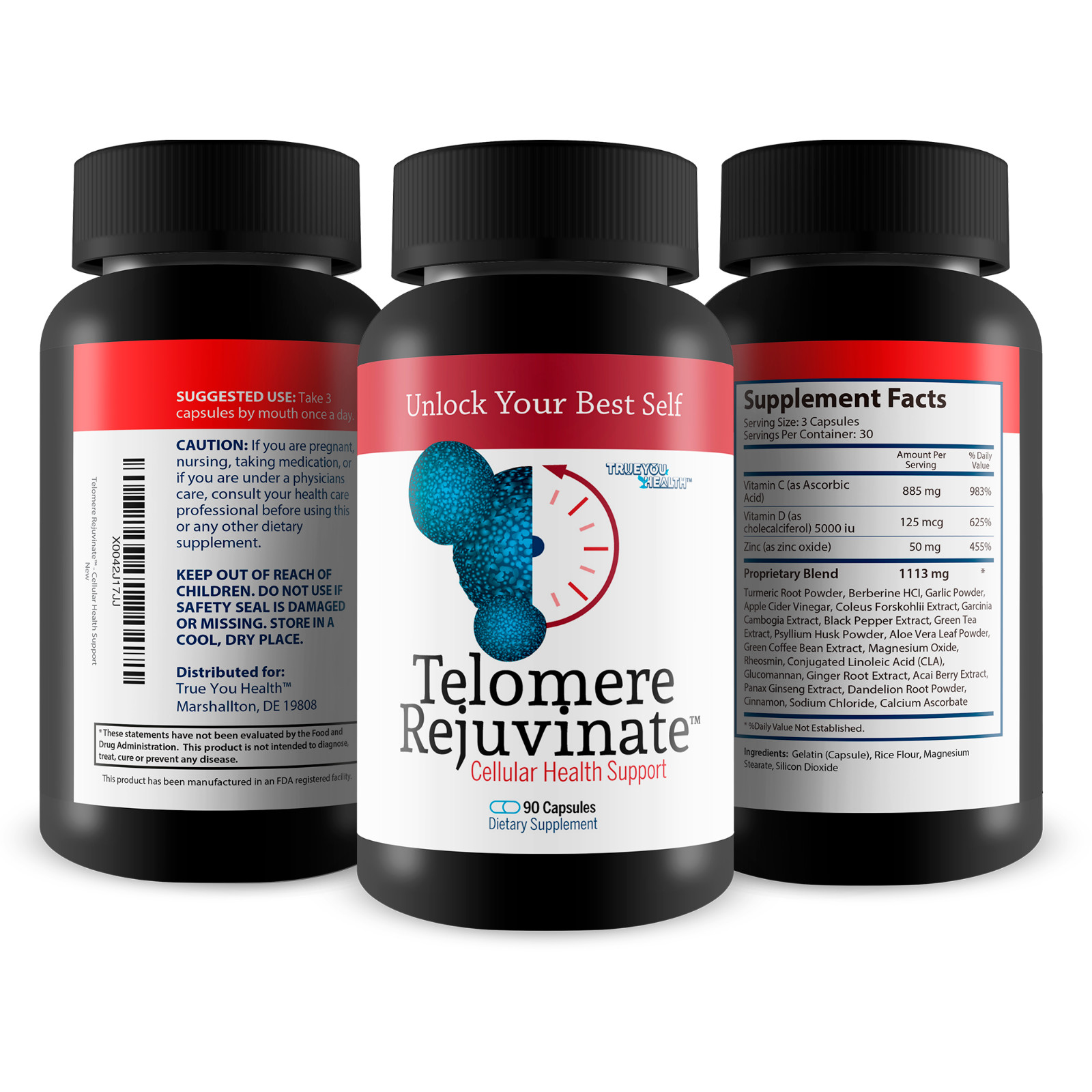 Telomere Rejuvinate – Our Best Telomere Support Supplement for Telomere Length