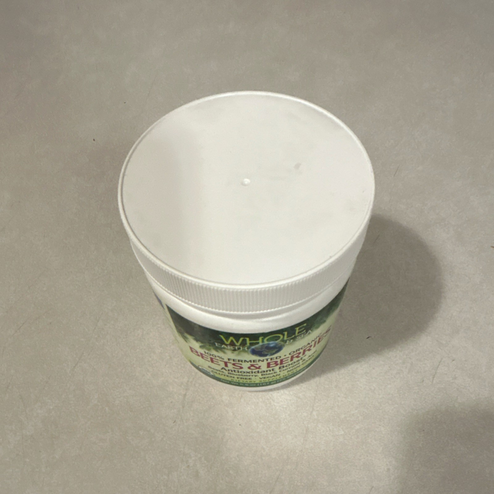 Whole Earth & Sea Beets & Berries Antioxidant Boost Powder Organic Vegan 6.6 oz