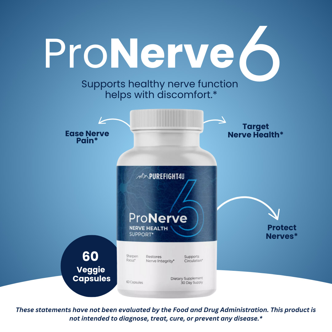 ProNerve 6 | Supports Nerve Function & Circulatory Formula – 60 Capsules
