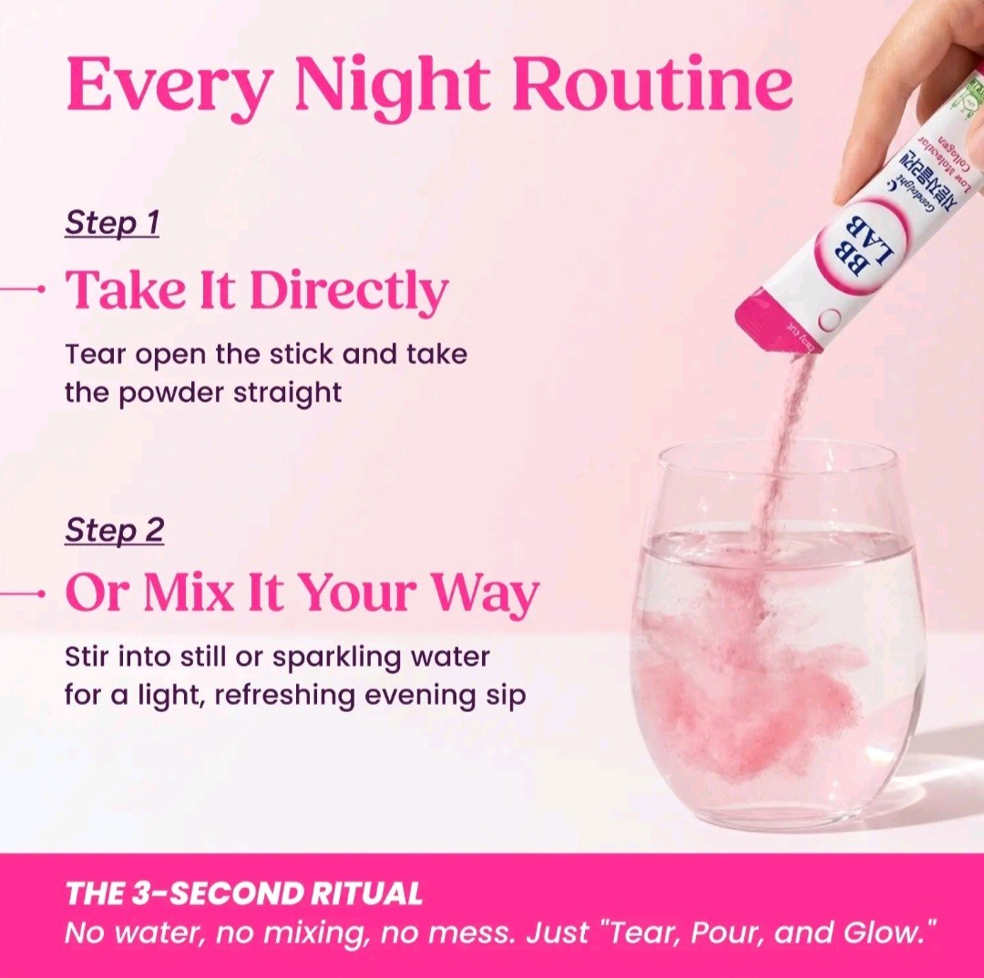 BB LAB Goodnight Low Molecular Collagen Powder Sticks Mixed Berry 2g 30 Count