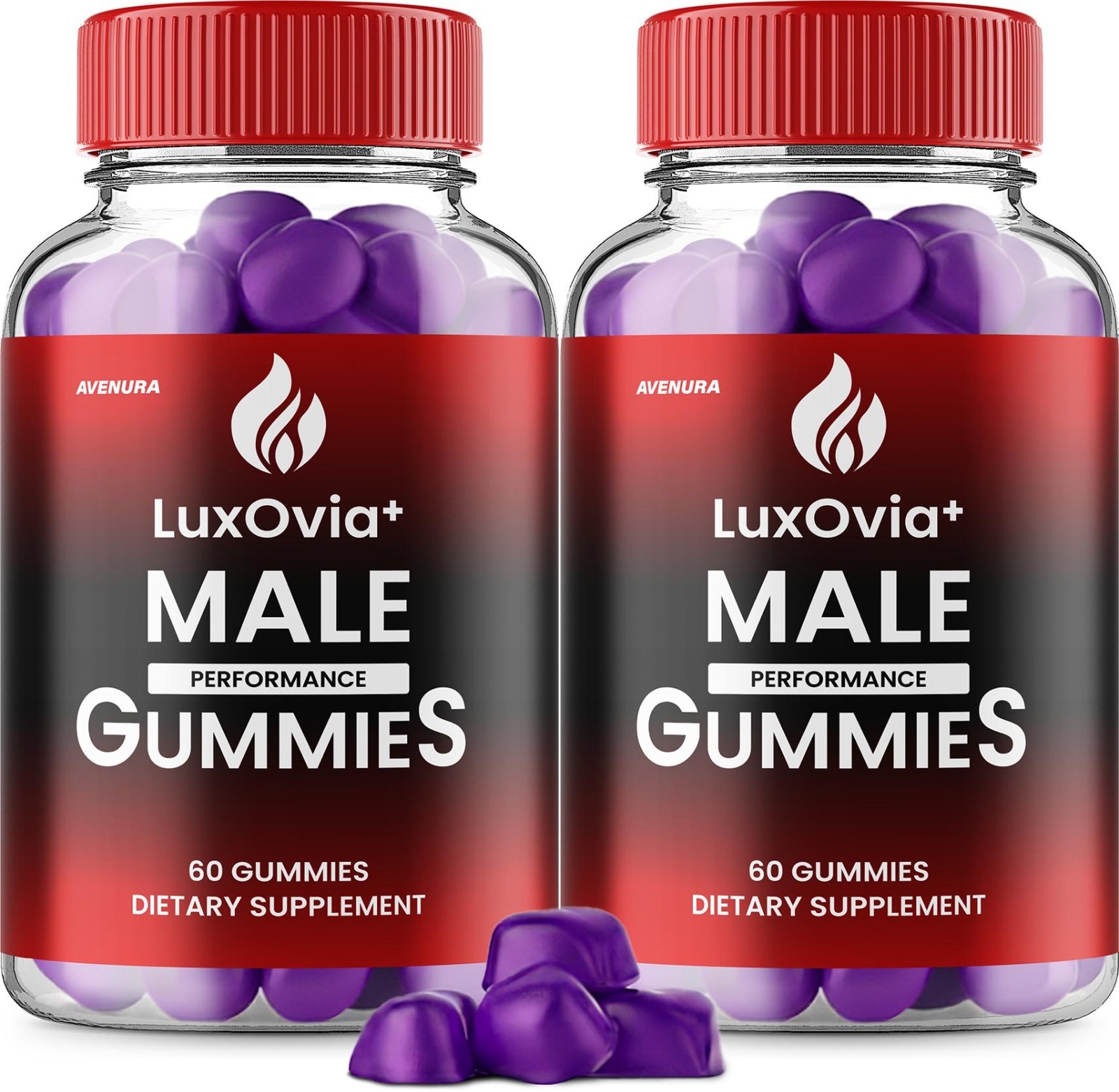 (2 Pack) LuxOvia Gummies for Men – Lux Ovia Gummy Natural Blend Vitamins
