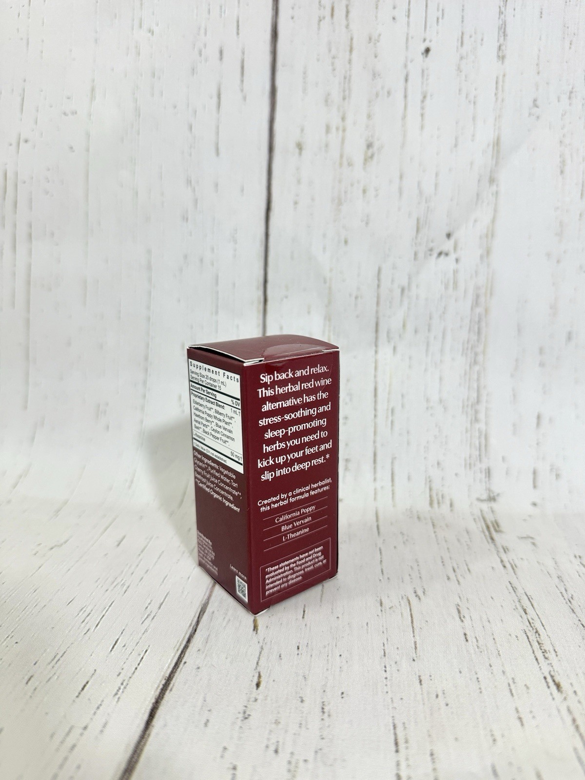 Apothekary Take The Edge Off & Wine Down Stress Relief Relaxation Drops NEW 15ml