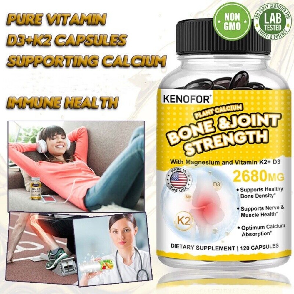 Glucosamine Chondroitin With Vitamin D3 & K2 Joint Support 2680mg 120 Capsules