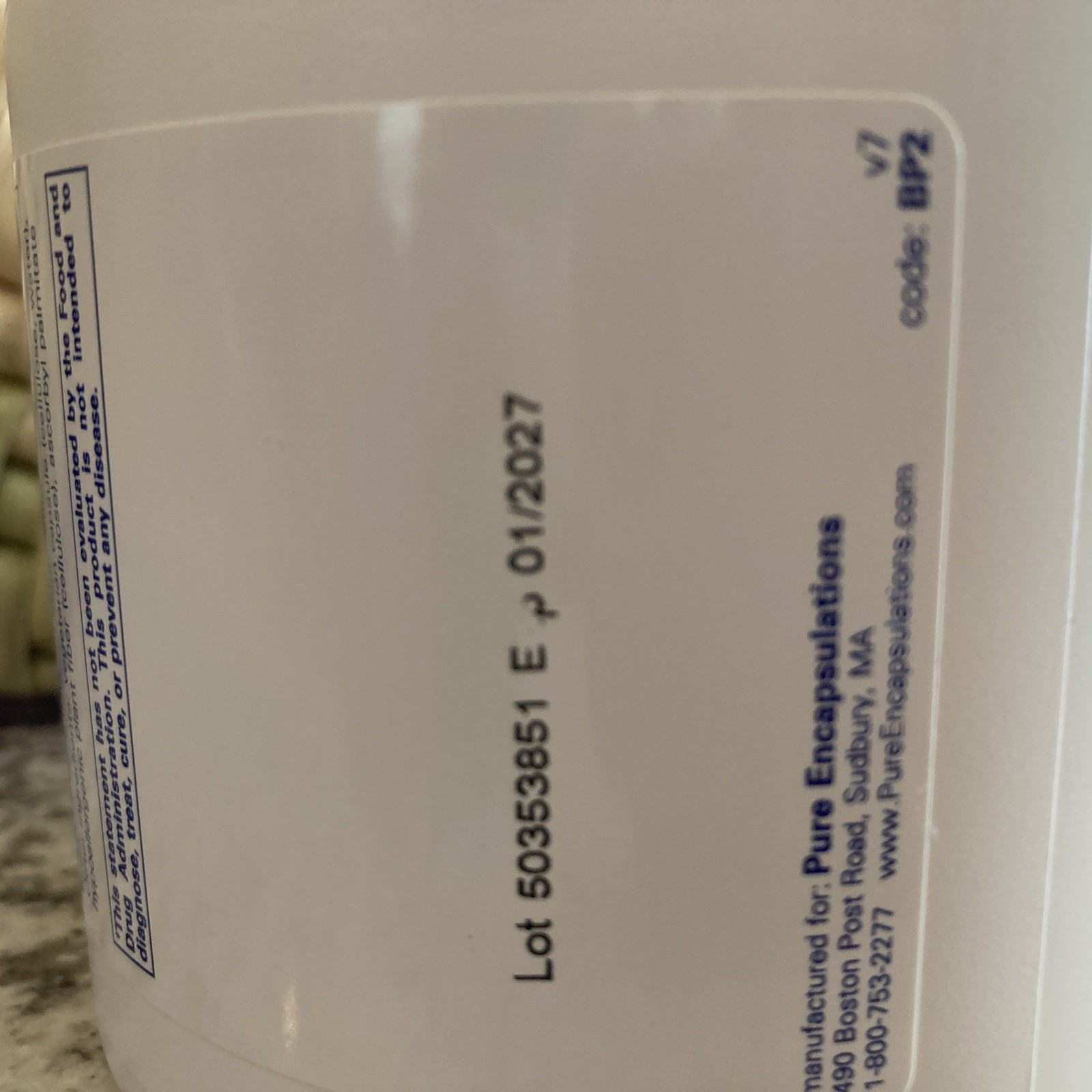 Pure Encapsulations 520mg Betaine HCl Pepsin Supplement 250 Caps New EXP 01/2027