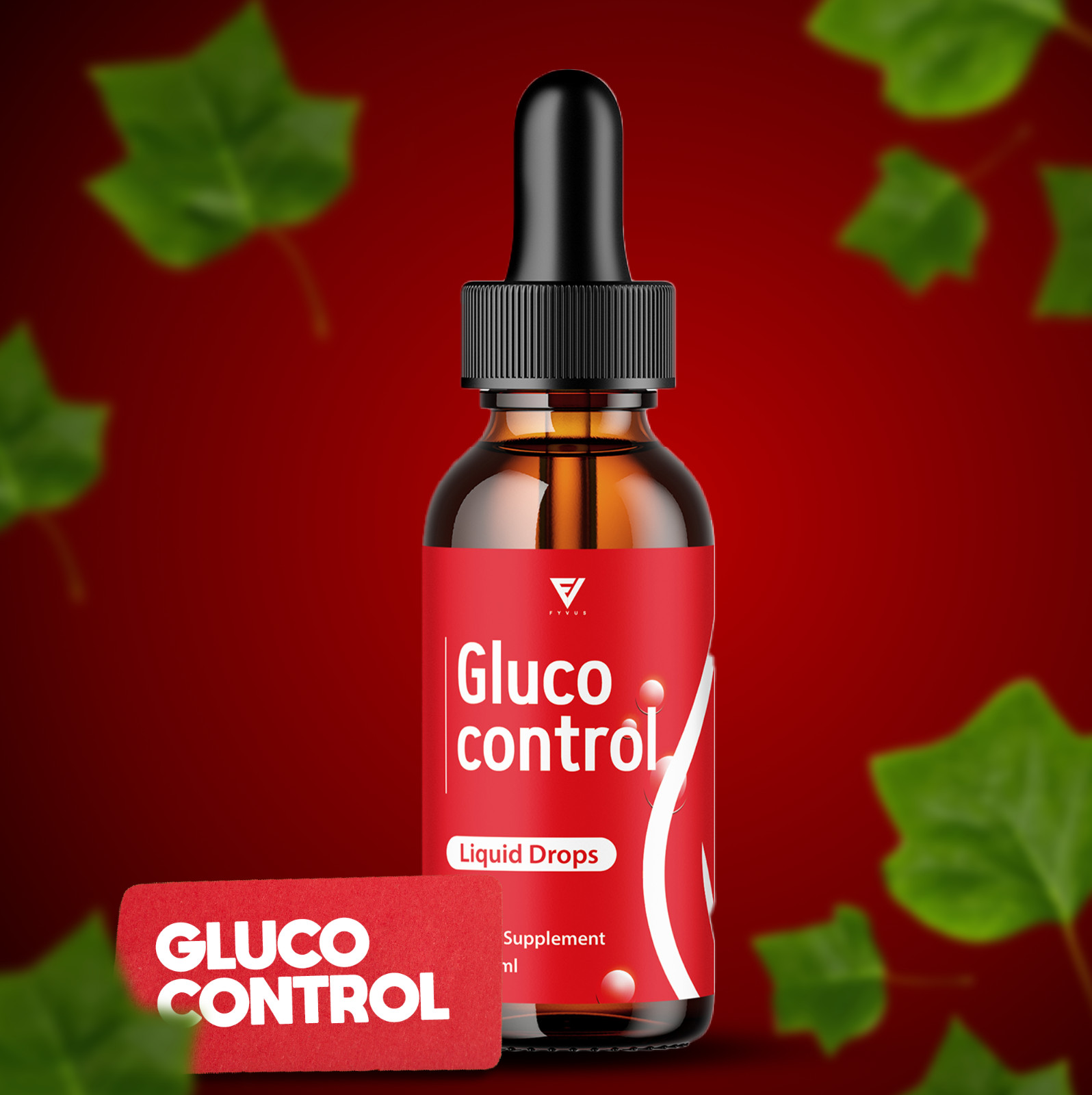(5 Pack) Gluco Control Drops GlucoControl Glycogen Support Supplement (10oz)