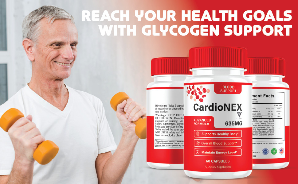 (5 Pack) CardioNEX Blood Support Capsules, CardioNEXX Supplement (300 Capsules)