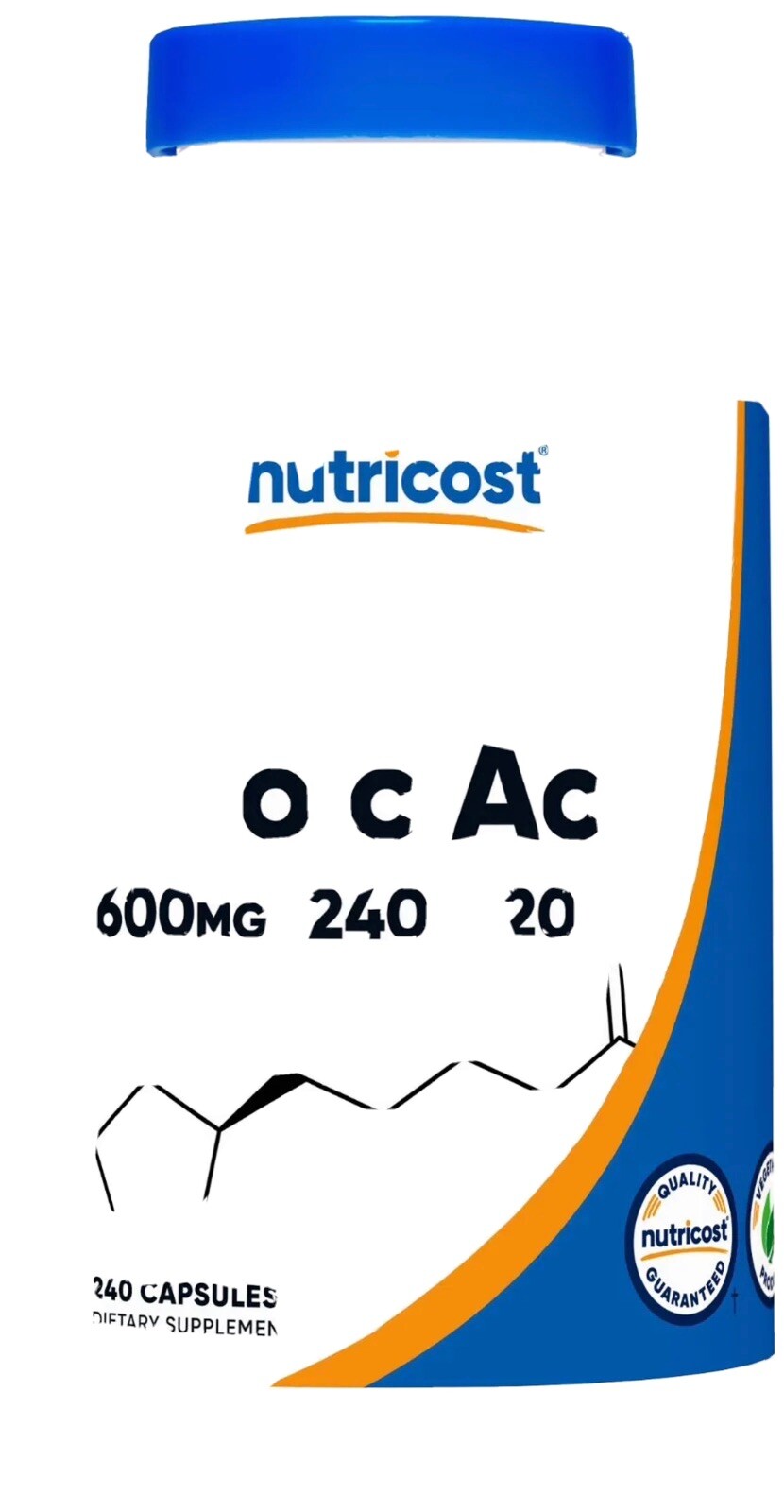 Nutricost Alpha Lipoic Acid – 600mg Per Serving – 240 Capsules