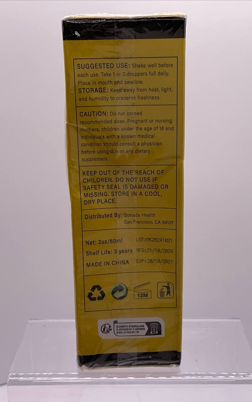 Banana Drops Dietary Supplement Liquid Drops 2oz/60ml Made in China