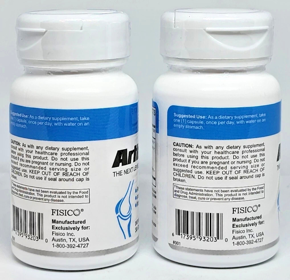 2 Pack – Fisico Arthrozene Natural Joint Health Supplement 30 Capsules -Sale…