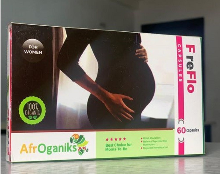 AfrOganiks “FREFLO” Supplement for Women’s Health ( 2 Packs)
