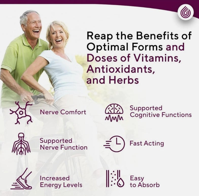 60 Capsules Supplement Improved Nerve Support Nerve Recovery Max