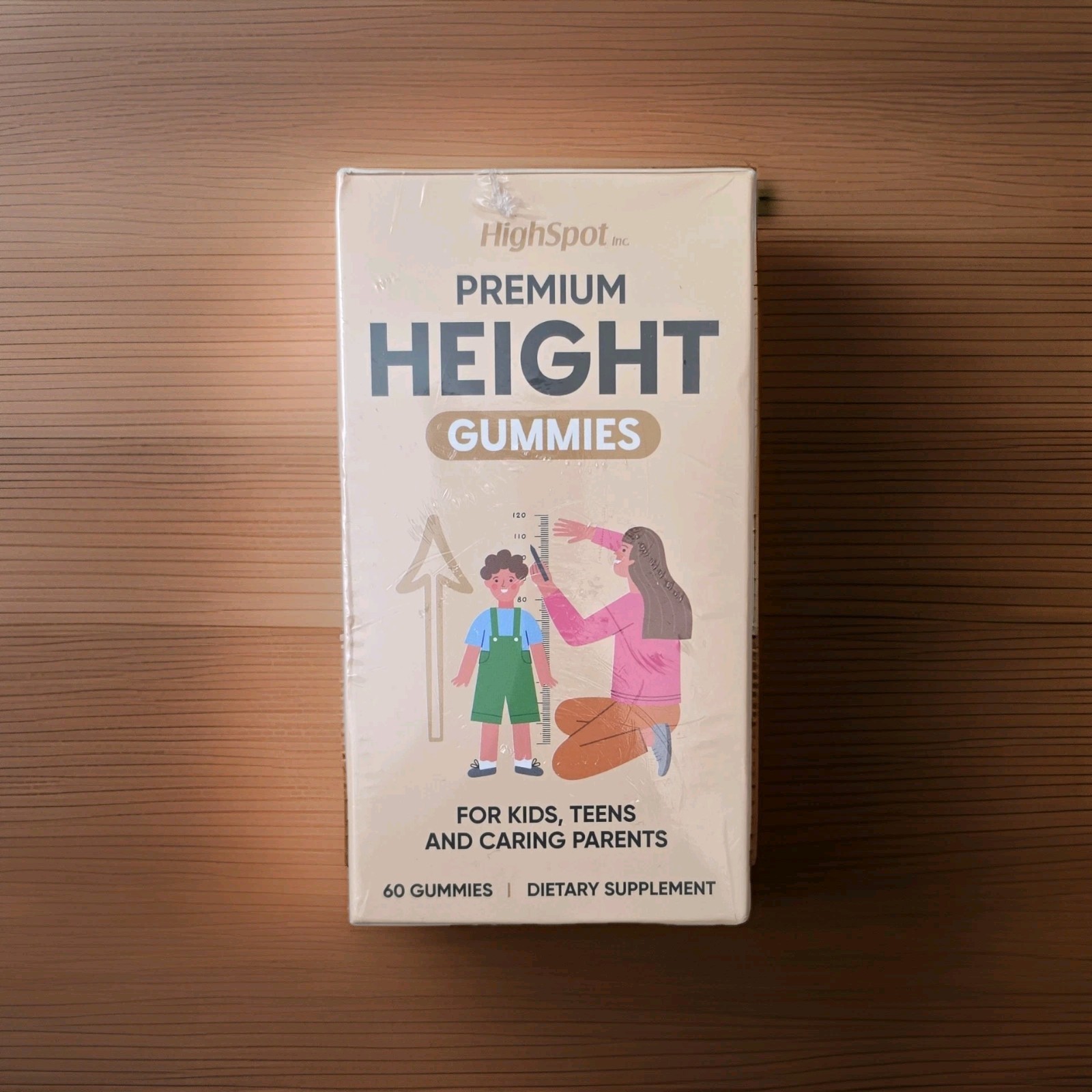 Height Growth Support Vegan Non-GMO 60 Gummies Exp 01/27 by HighSpot
