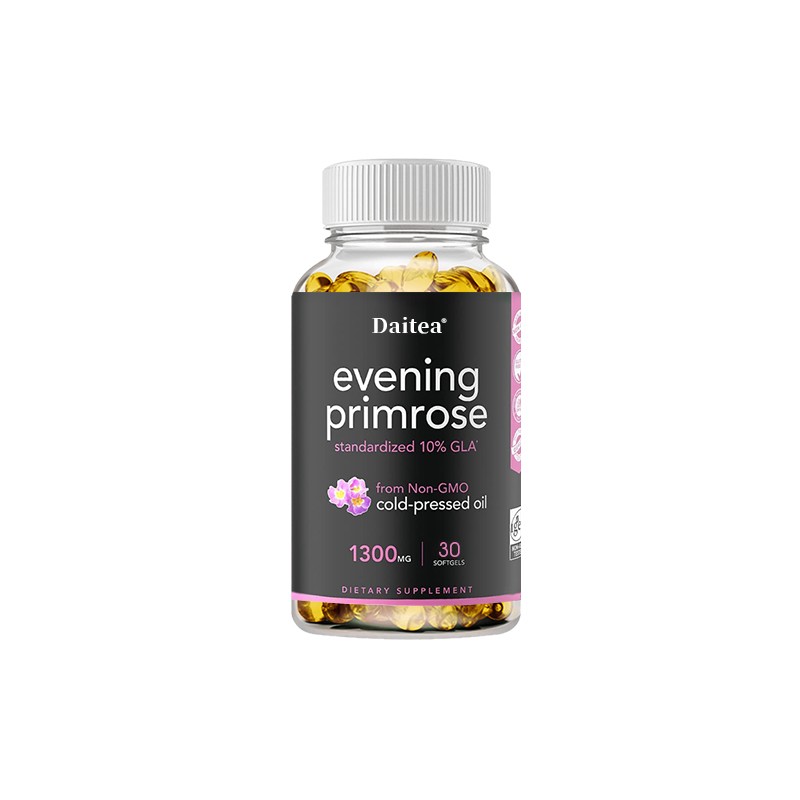 Non-GMO Evening Primrose 30/60/120 Caps-Support Women Wellness & Radiant Skin