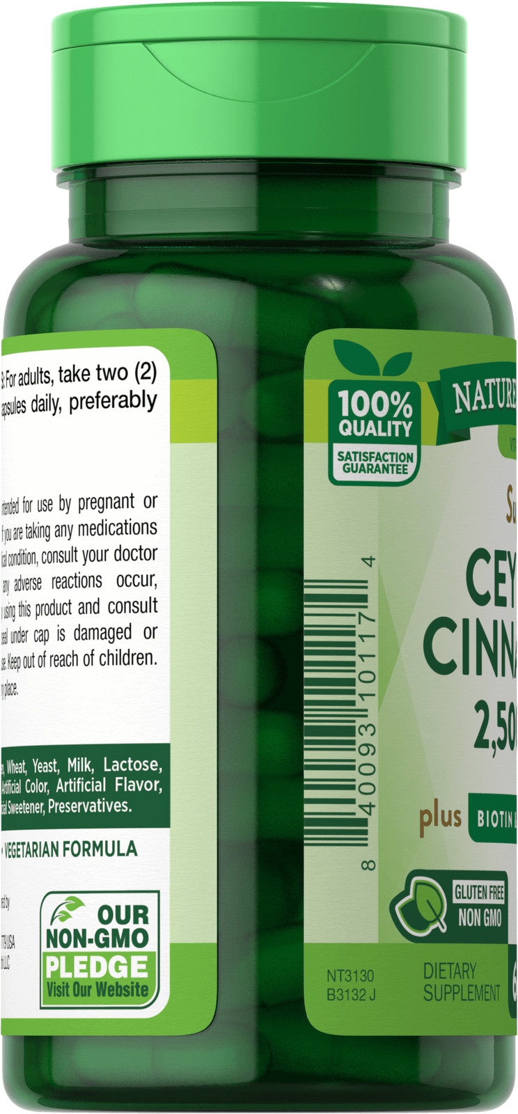 Nature’s Truth Super Cinnamon Plus Biotin and Chromium Capsules 1500 mg 60 Count