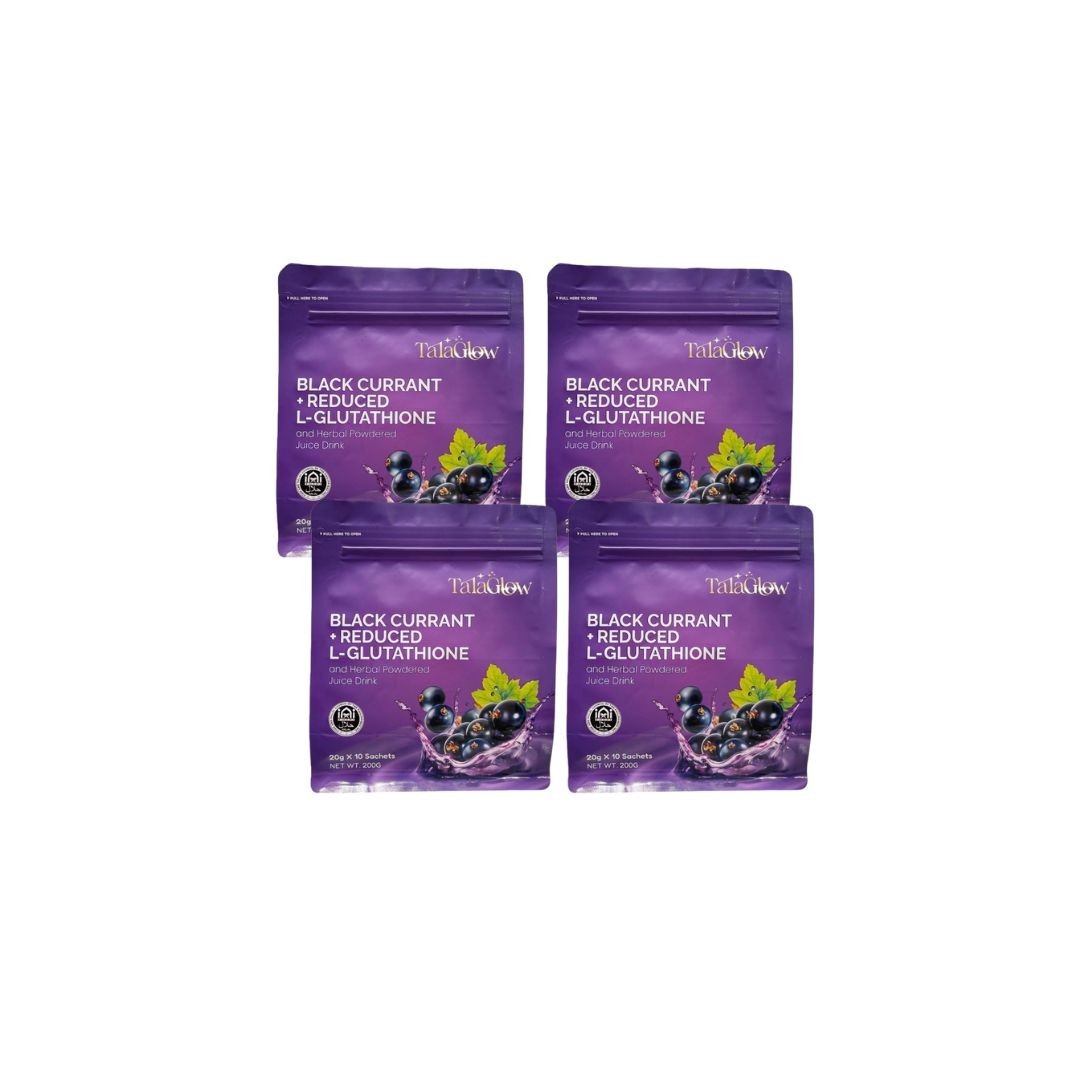 Tala Glow Black Currant + L-Glutathione Herbal Drink 10 Sachets 20g