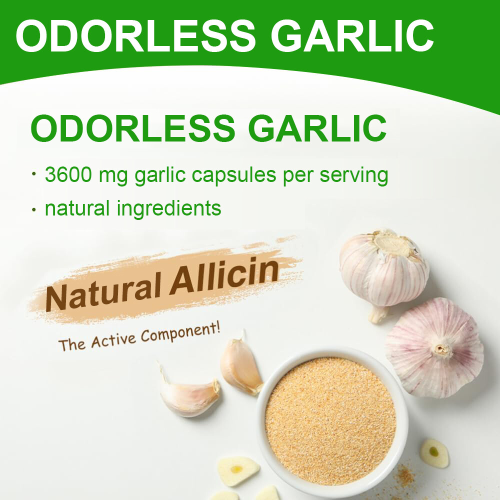 Garlic Capsules 3600mg – Natural Garlic Ingredients – Immune System Health