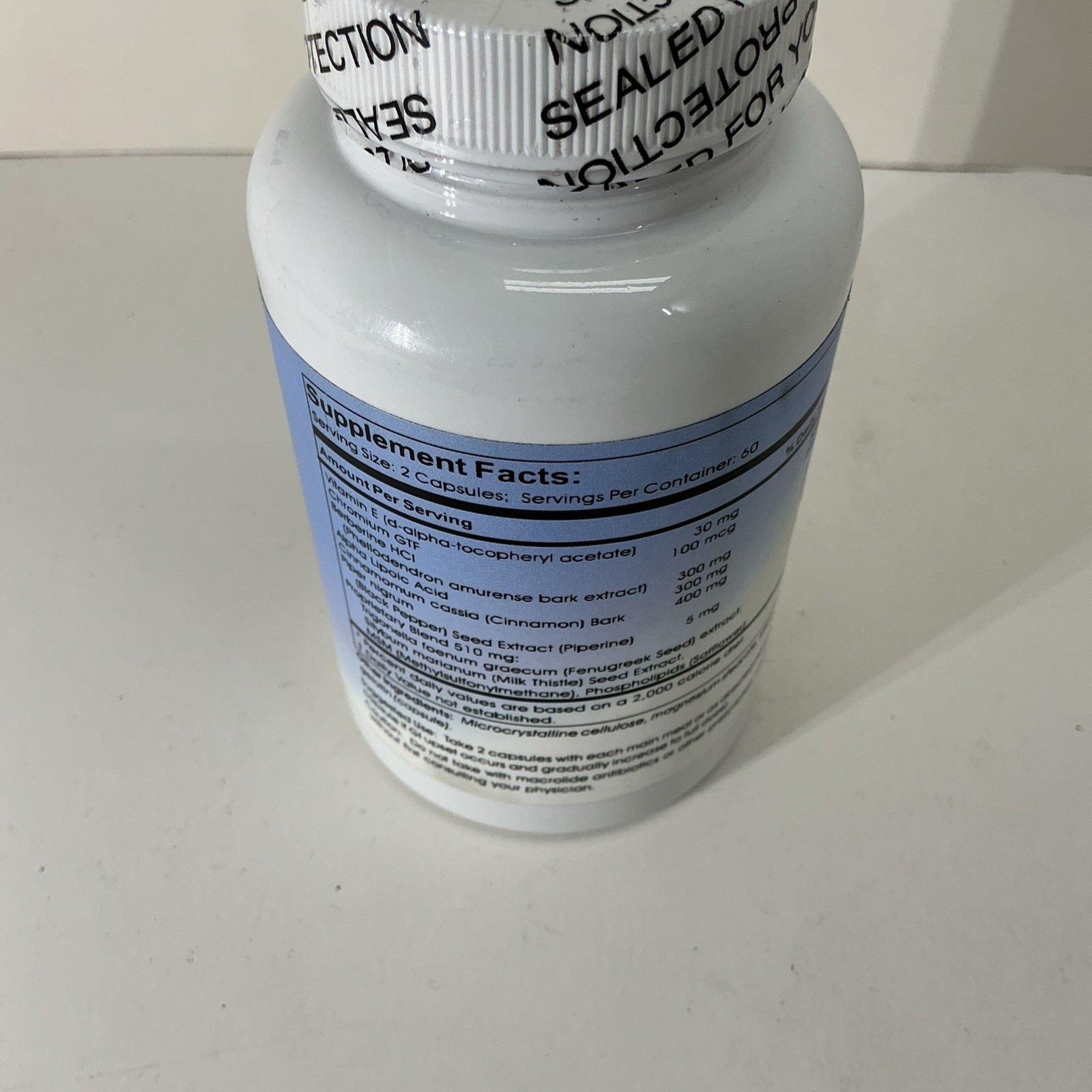 The Healing Sanctuary Glucose Balance Supplement 120 capsules exp: 05/2030