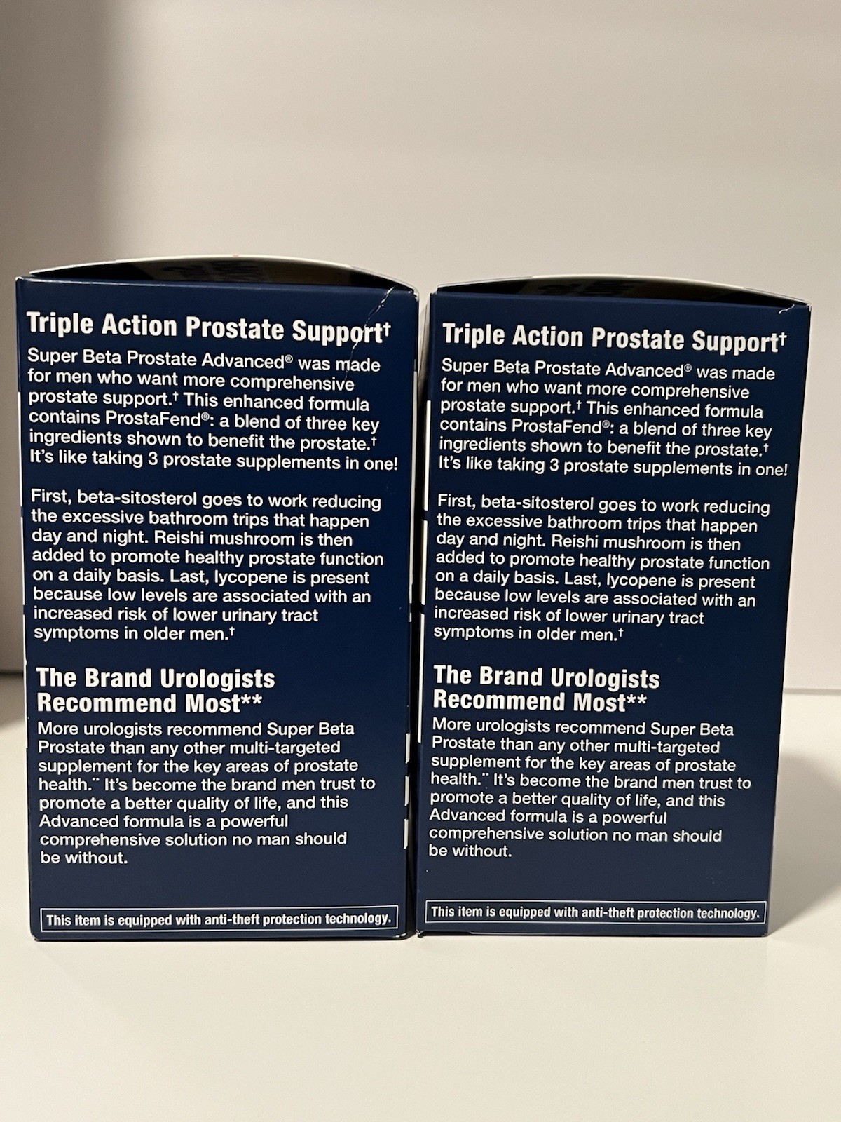 Super Beta Prostate Advanced Male Supplement – 2 Pack – 4 Month Supply Exp 06/27