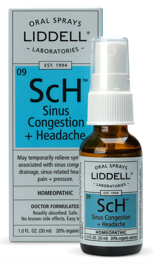LIDDELL ScH Sinus Congestion + Headache – 1 oz