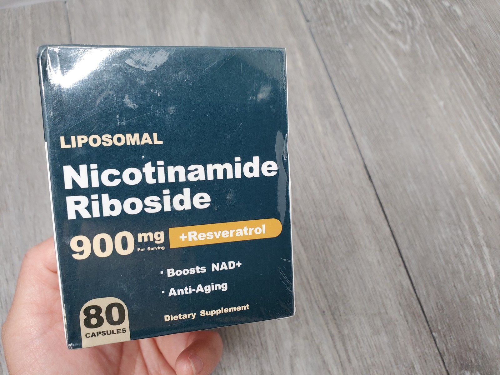 Liposomal Nicotinamide Riboside 900mg+ Resveratrol 80 Caps NAD exp 9/27
