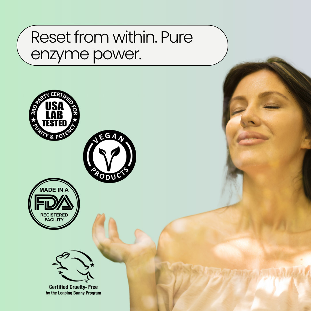 SERRAPEPTASE Enzyme 500,000 SPU ENTERICCOATED ANTIINFLAMMATORY – Pack of 2