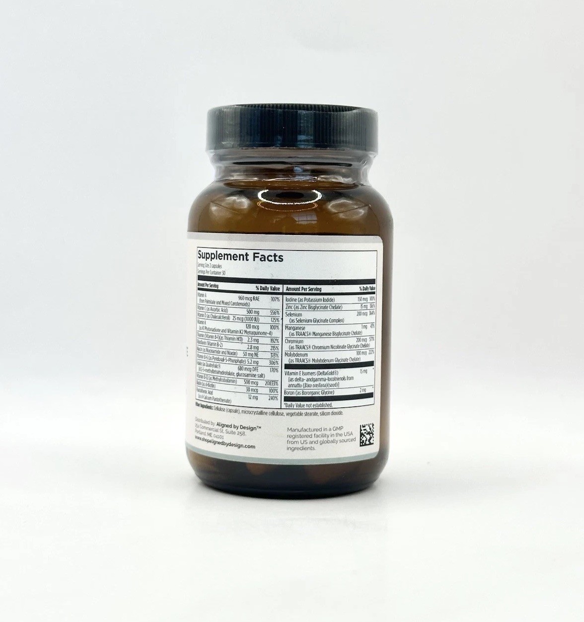 Aligned by Design Daily Multi Complete (60 Capsules) Sealed