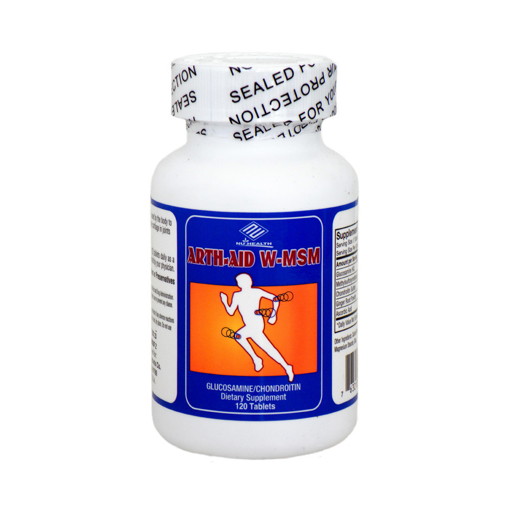 Glucosamine Chondroitin MSM Arth-Rid 120 Tabs 2 Months Supply! New Made In USA