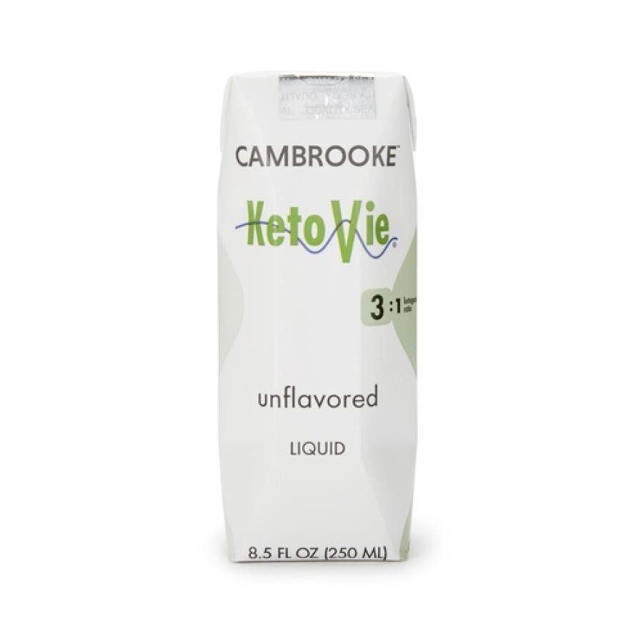 KetoVie 3:1 Oral Supplement, Unflavored, Liquid, 8.3 Oz. Carton, 30 Count, 50404