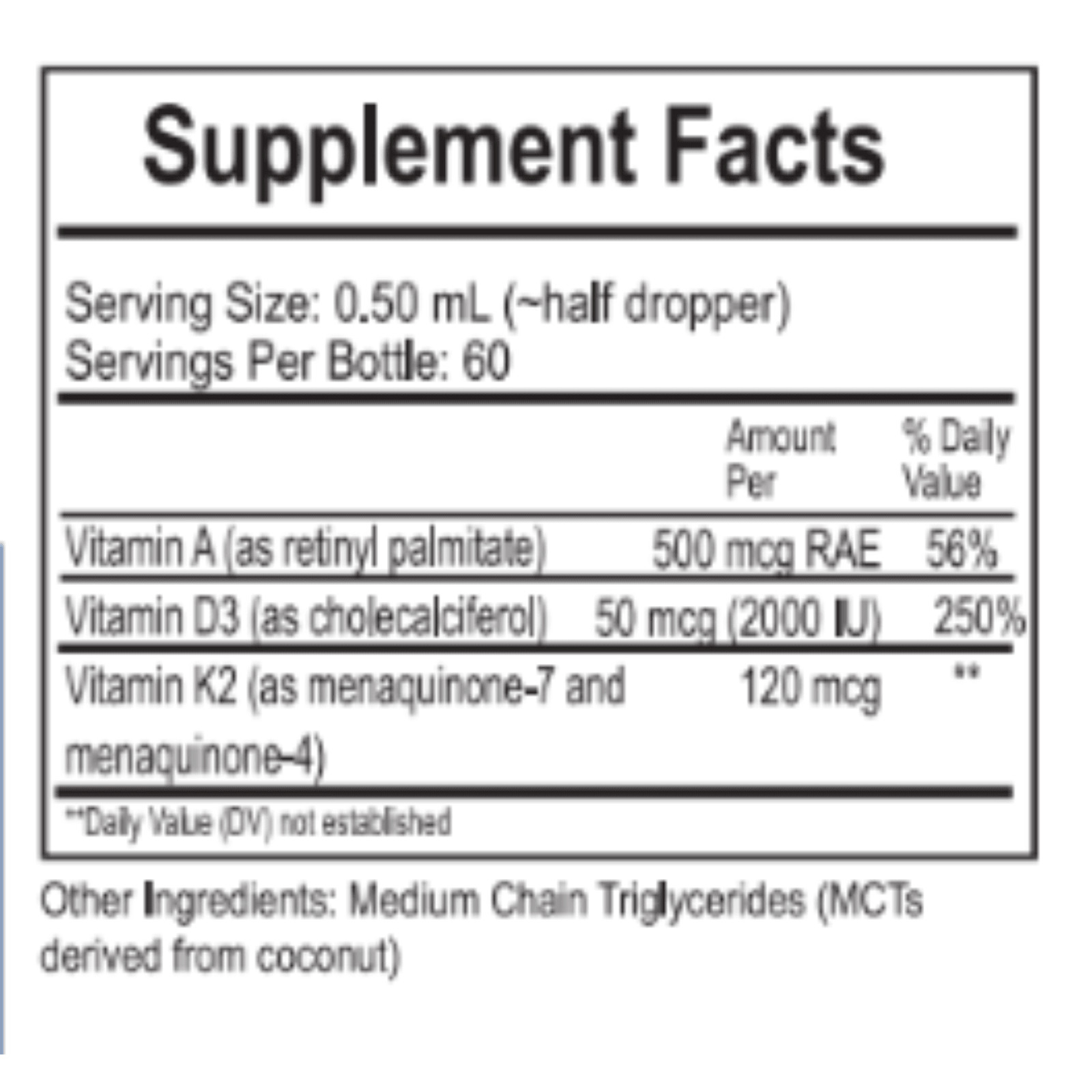 MHP Vitamin D3 K2 A Supports Bone and Immune Health Supplement 150 Softgels