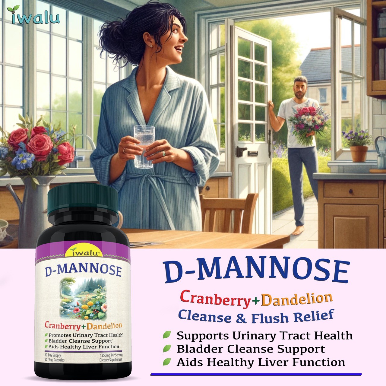 D Mannose | Best UT Health Fix, IWALU (Official) *FAST FREE SHIPPING* Same Day